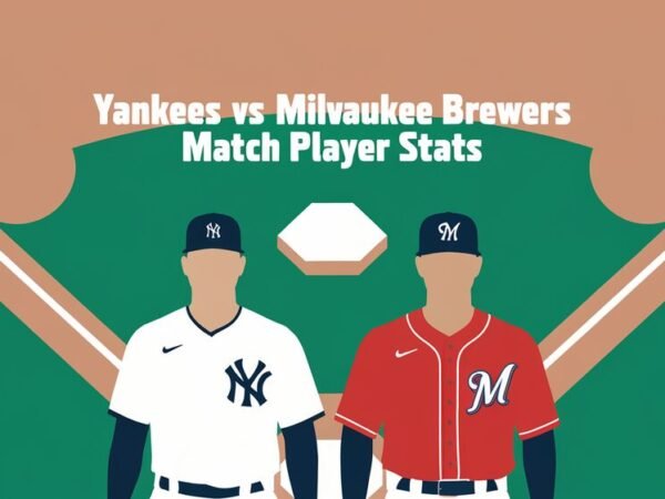 Yankees vs Milwaukee Brewers Match Player Stats